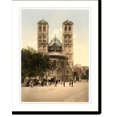 Historic Print, Church of St. Gereon Cologne the Rhine Germany, 16" x