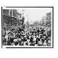 thumbnail image 1 of Historic Print, Churchill mobbed after V-E day speech London, Eng., 16" x 20", 1 of 3