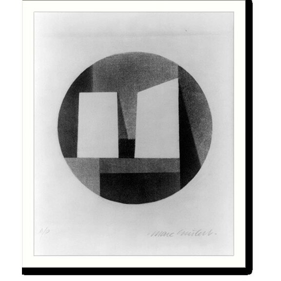 Historic Print, Circle within a square, 16" x 20"