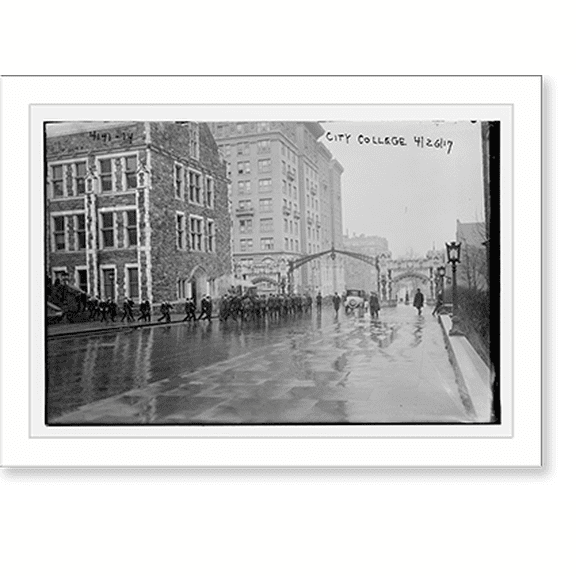 Historic Print, City College, 4/26/17, 18" x 24"