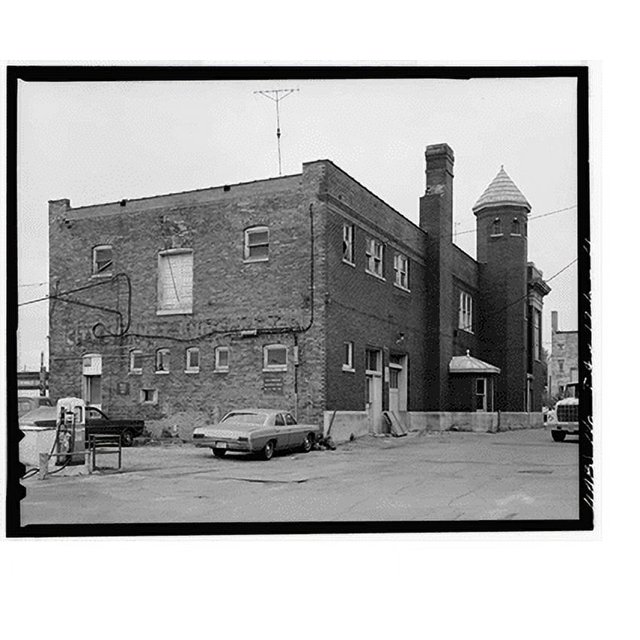 Historic Print, City Fire Department Headquarters, 19 First Street