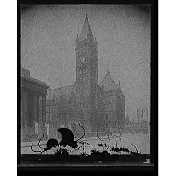 Historic Print, [City Hall, Cincinnati, Ohio], 16" x 20"