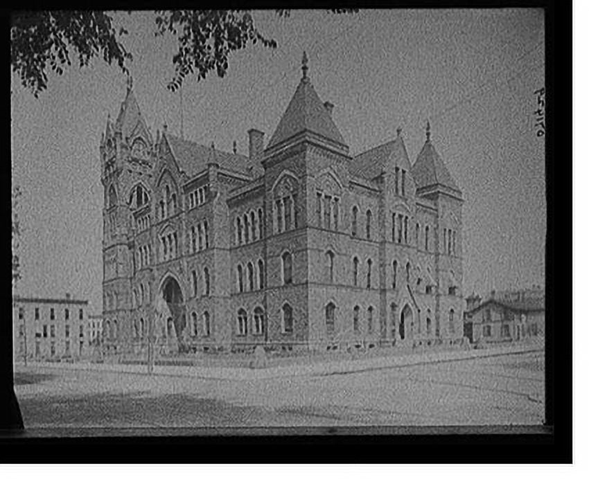 Historic Print, City Hall, Grand Rapids, Mich., 16" x 20"