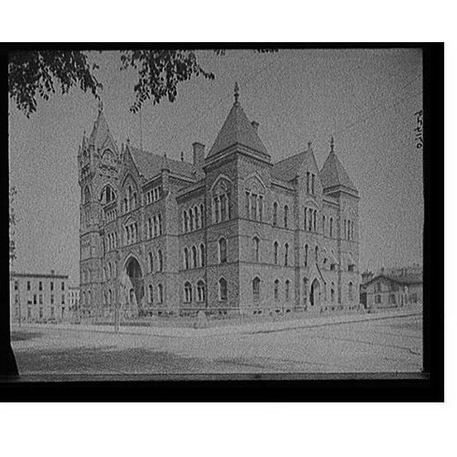 Historic Print, City Hall, Grand Rapids, Mich., 16" x 20"