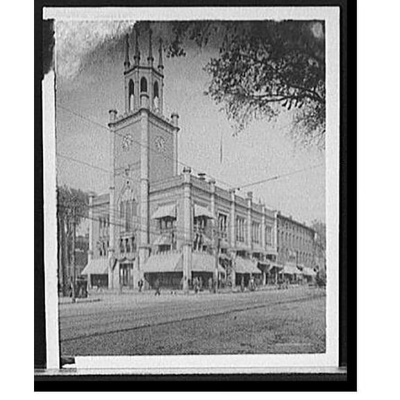 Historic Print, City Hall, Manchester, N.H., 16" x 20"