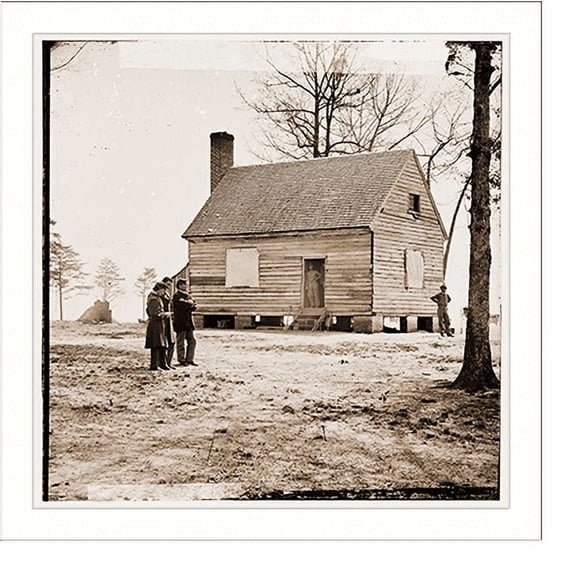 Historic Print, City Point Virginia. Secret Service headquarters, 16" x 20"