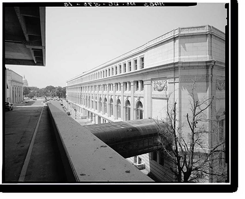Historic Print, City Post Office, 2 Massachusetts Avenue, Northwest