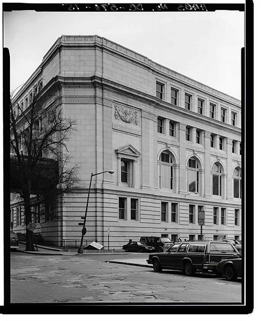 Historic Print, City Post Office, 2 Massachusetts Avenue, Northwest