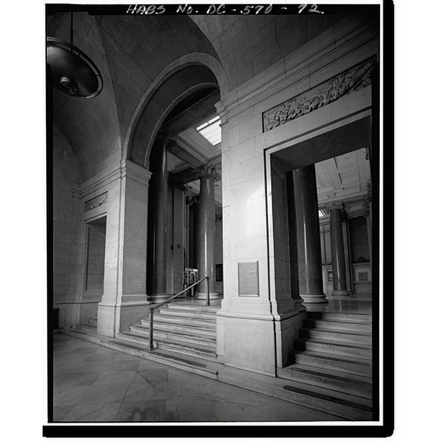 Historic Print, City Post Office, 2 Massachusetts Avenue, Northwest