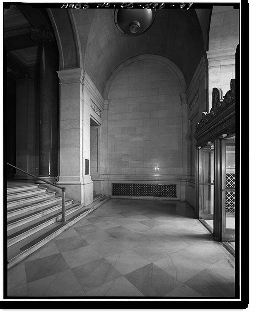 Historic Print, City Post Office, 2 Massachusetts Avenue, Northwest