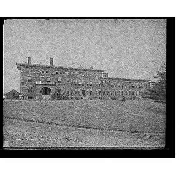 Historic Print, City hospital, Holyoke, Mass., 16" x 20"