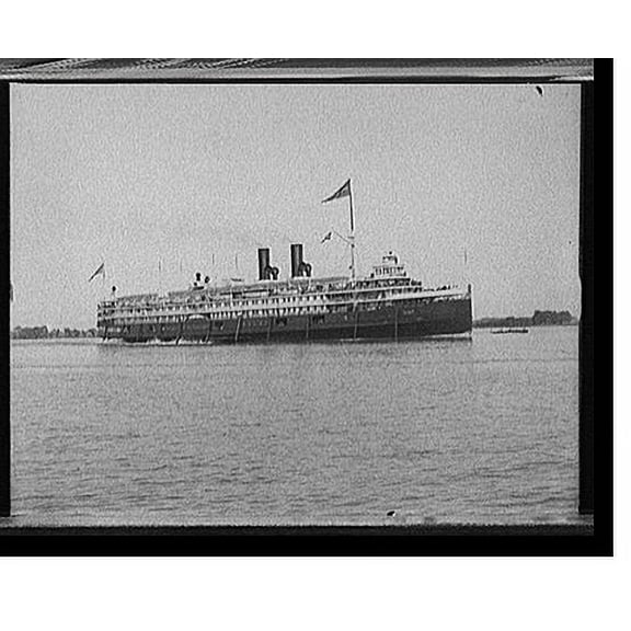 Historic Print, [City of Cleveland, Detroit & Cleveland Navigation Co.], 18" x 24"