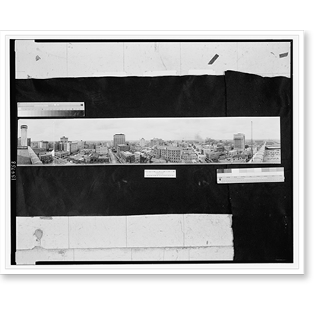 Historic Print, City of Houston" taken from the top of the Keystone