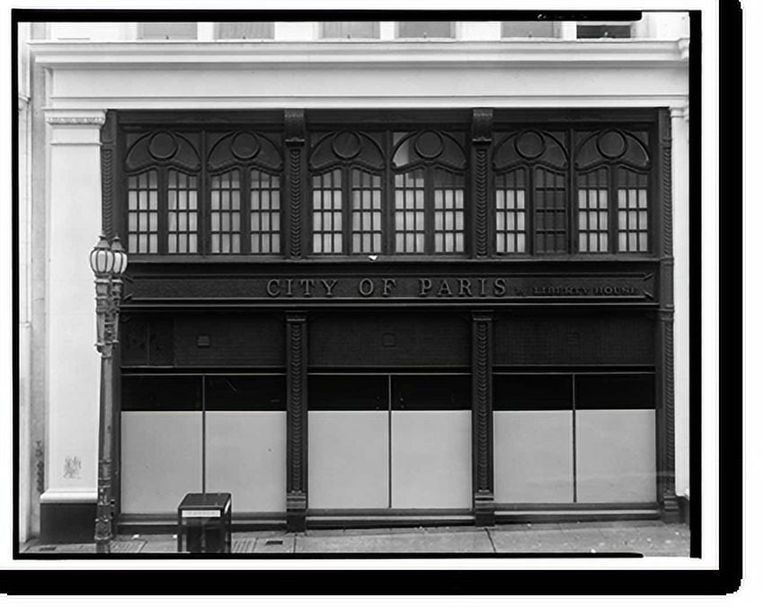 Historic Print, City of Paris Dry Goods Company, Geary & Stockton