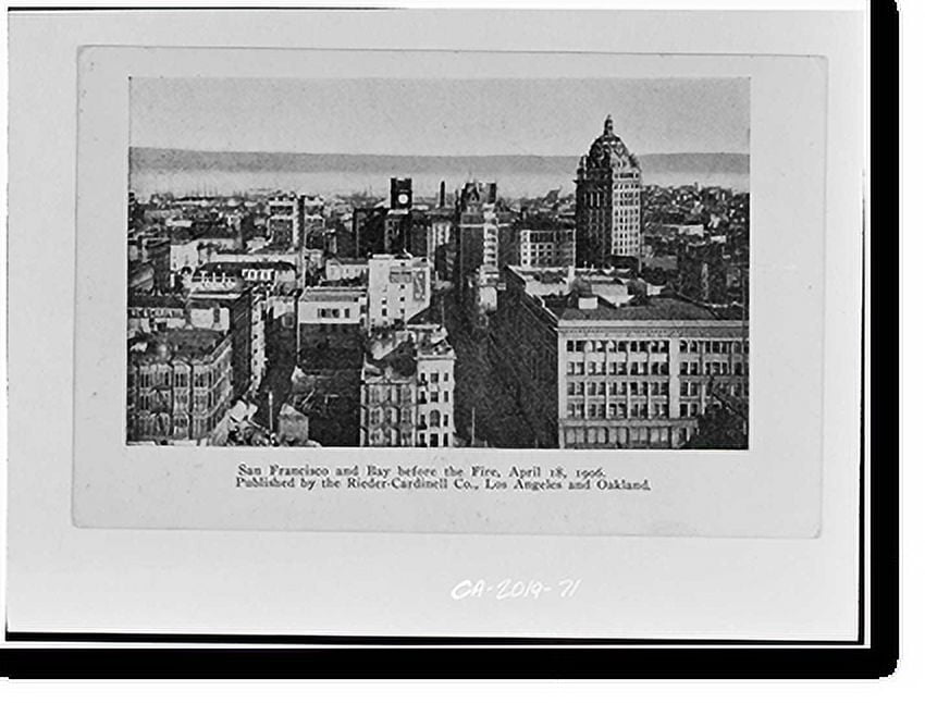 Historic Print, City of Paris Dry Goods Company, Geary & Stockton