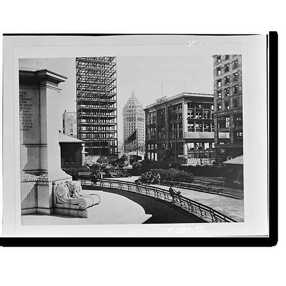 Historic Print, City of Paris Dry Goods Company, Geary & Stockton Streets, San Francisco, San Francisco County, CA - 75, 16" x 20"