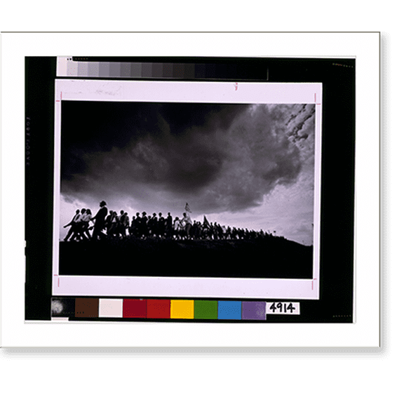 Historic Print, Civil rights march, 16" x 20"