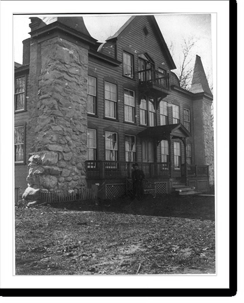 Historic Print, [Clara Barton House, Glen Echo, Md. front], 16" x 20