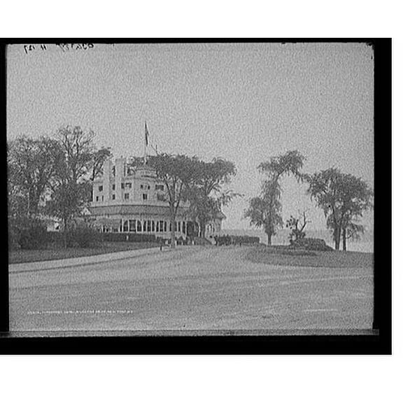 Historic Print, Claremont Hotel [i.e. Inn], Riverside Drive, New York, N.Y., 16" x 20"