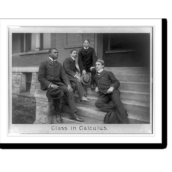 Historic Print, Class in calculus, 18" x 24"