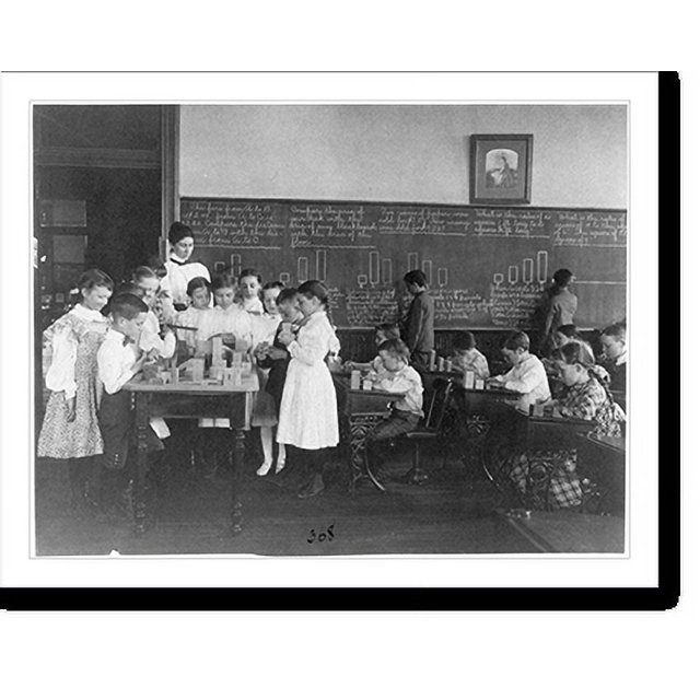 Historic Print, [Classroom scene in Washington, D.C. elementary school