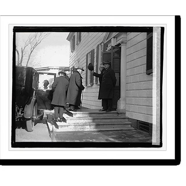 Historic Print, Clemenceau at Mt. Vernon, 16" x 20"