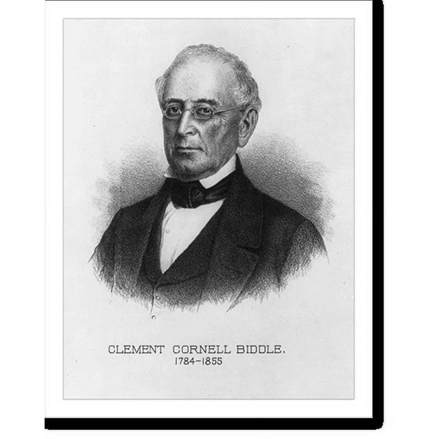 Historic Print, [Clement Cornell Biddle, 17841855, bust portrait