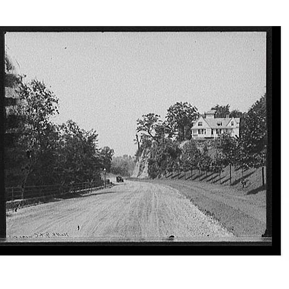 Historic Print, [Cleveland, Ohio, Drive leading to Ambler's Heights], 18" x 24"