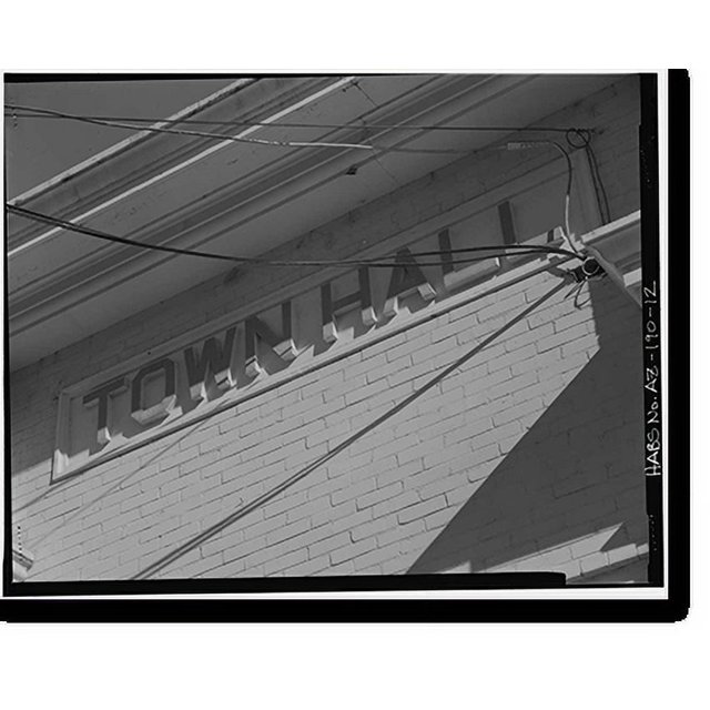 Historic Print, Clifton Town Hall, Park Avenue, Clifton, Greenlee