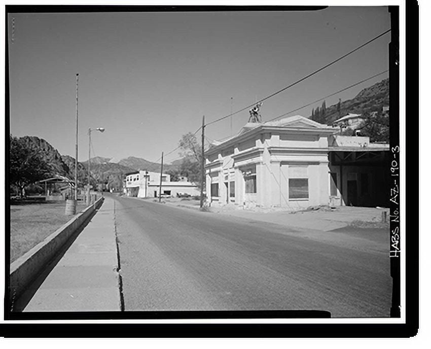 Historic Print, Clifton Town Hall, Park Avenue, Clifton, Greenlee