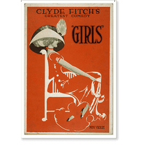 Historic Print, Clyde Fitchs greatest comedy Girls - 3, 16" x 20"