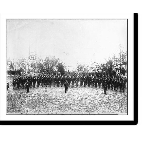 Historic Print, Co. H, 6th Vermont Infantry, Camp Griffin, VA., 16" x 20"