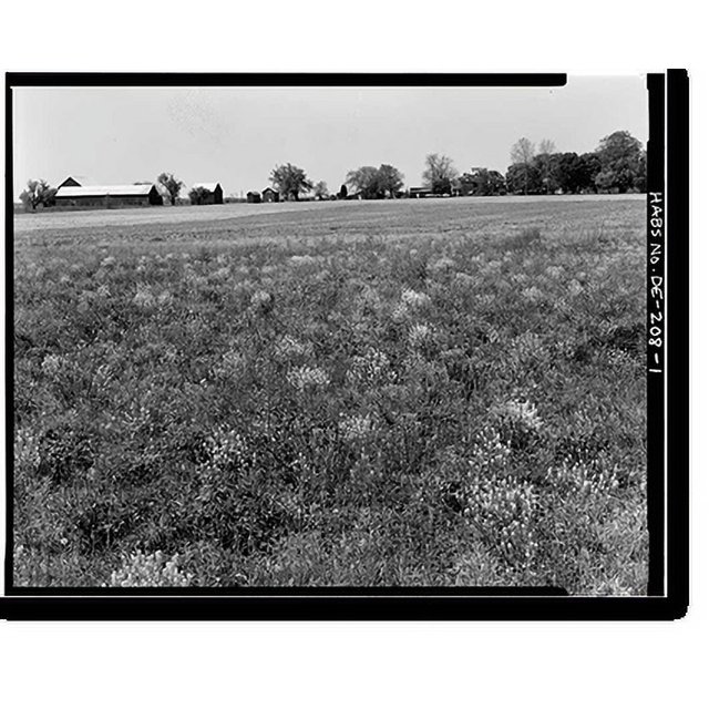 Historic Print, Cochran Grange, U.S. Route 301, West of Route 71