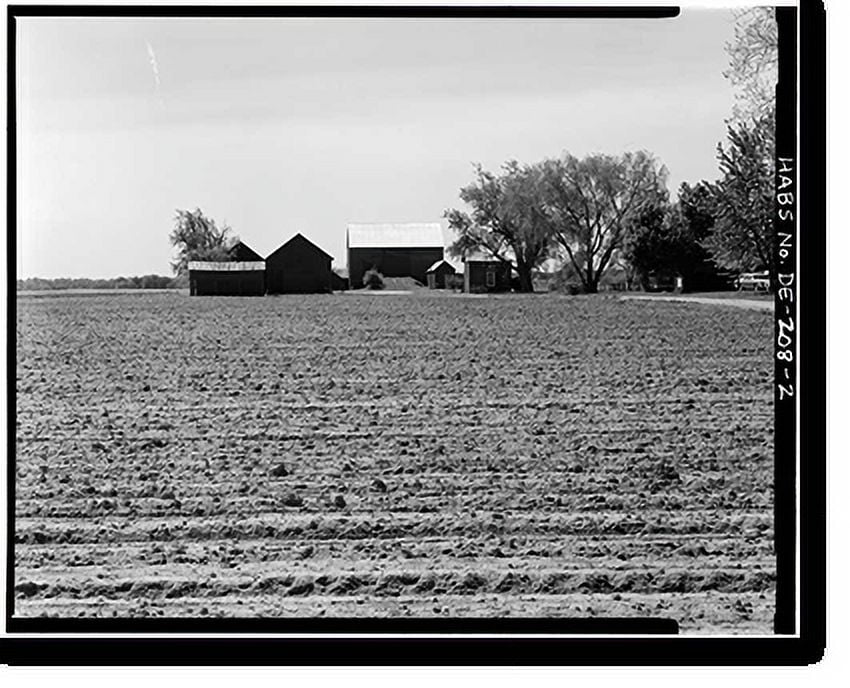 Historic Print, Cochran Grange, U.S. Route 301, West of Route 71