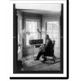 Historic Print, Col. Coolidge listening to his son, over a kind of