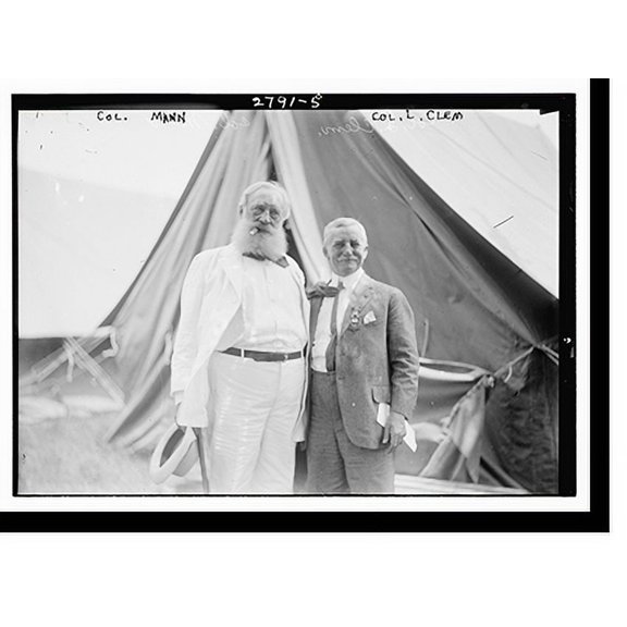 Historic Print, Col. Mann and Col. Clem, 16" x 20"