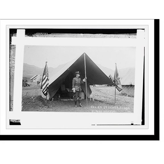 Historic Print, Col. Steever Comp. G, El Paso Dist., 16" x 20"