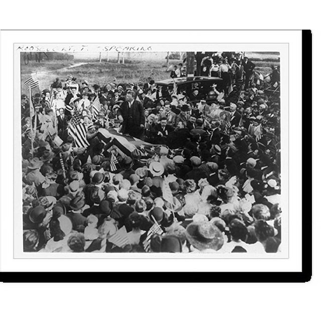 Historic Print, Col. [Theodore] Roosevelt on his tour thru New Jersey