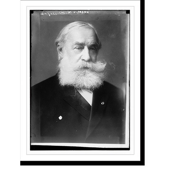 Historic Print, Col. W.D. Mann, 16" x 20"