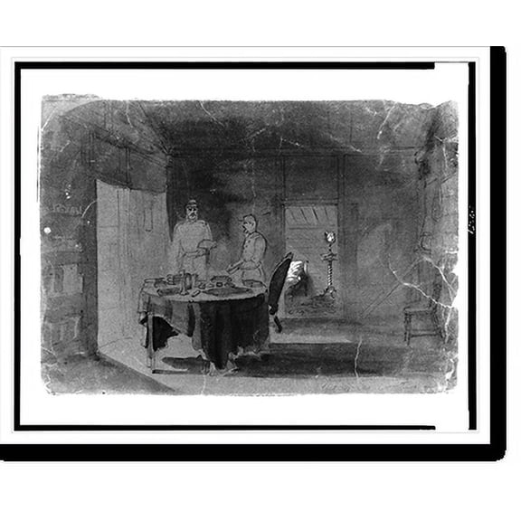 Historic Print, Col. Wards quarters, 16" x 20"