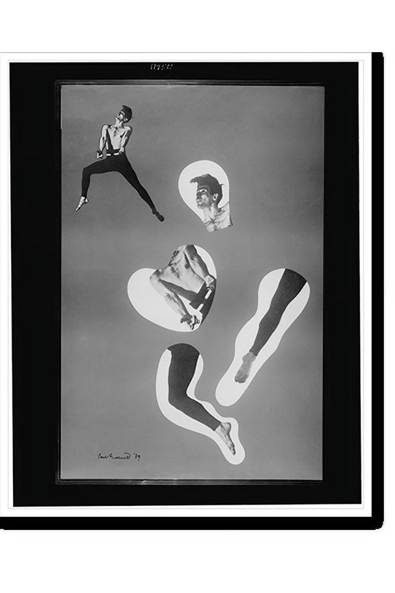 Historic Print, [Collage design of dancer for front cover of Direction" magazine, March 1939].Paul Rand '39.", 18" x 24"