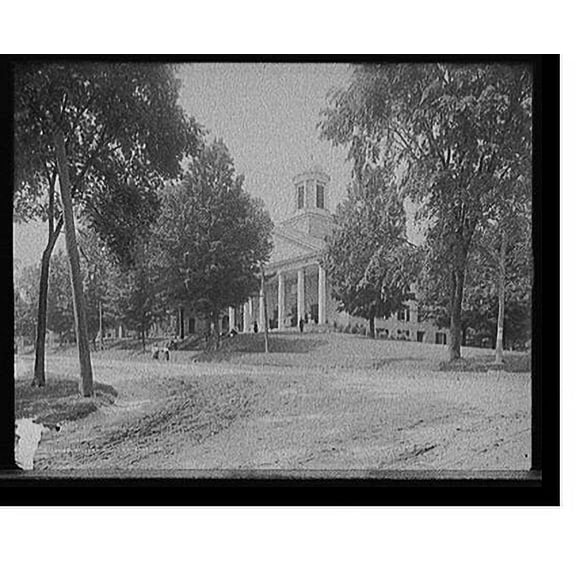 Historic Print, College Hall, Amherst, Mass., 18" x 24"