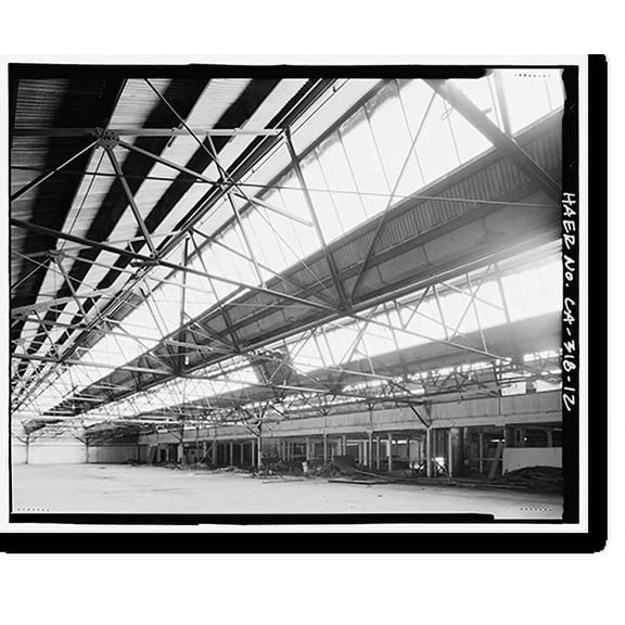 Historic Print, College Heights Lemon Packing House, 519-532 West First Street, Claremont, Los Angeles County, CA - 12, 16" x 20"