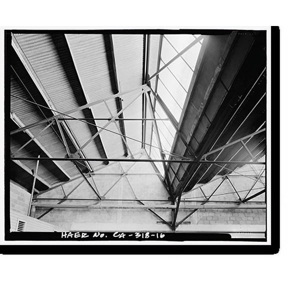 Historic Print, College Heights Lemon Packing House, 519-532 West First Street, Claremont, Los Angeles County, CA - 16, 16" x 20"