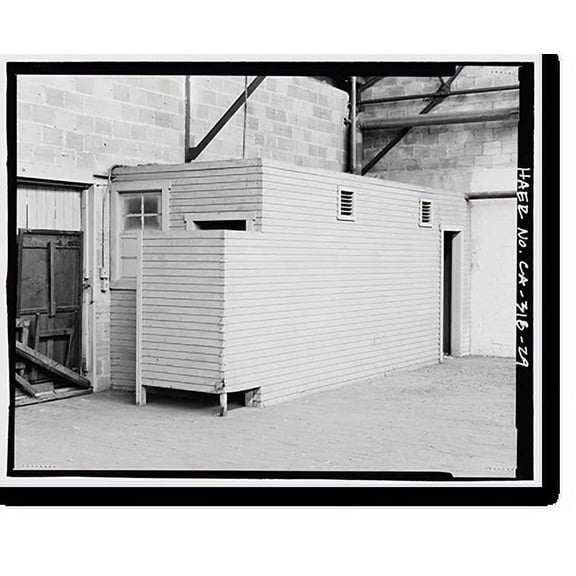 Historic Print, College Heights Lemon Packing House, 519-532 West First Street, Claremont, Los Angeles County, CA - 29, 16" x 20"