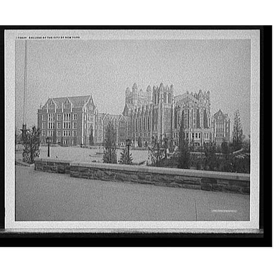 Historic Print, College of the City of New York, 16" x 20"
