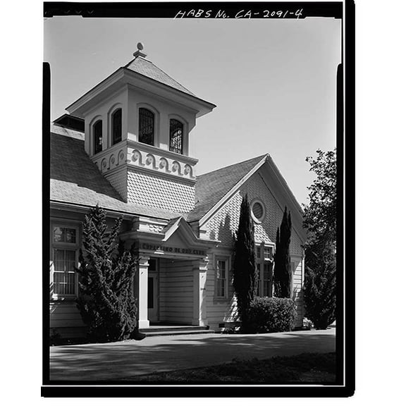 Historic Print, Collins School, 20441 Homestead Avenue, Cupertino, Santa Clara County, CA - 4, 18" x 24"