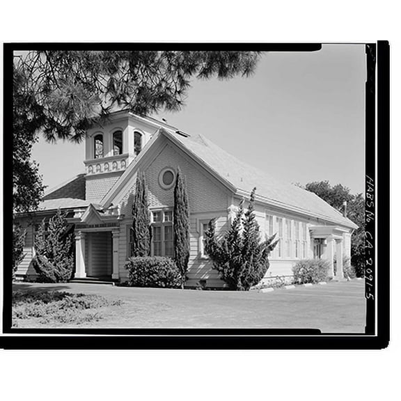 Historic Print, Collins School, 20441 Homestead Avenue, Cupertino, Santa Clara County, CA - 5, 16" x 20"