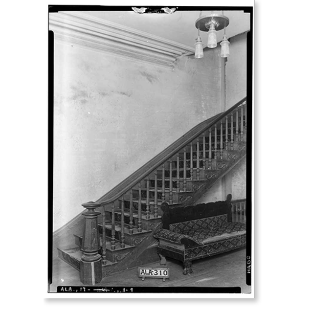 Historic Print, Colonel Goodloe House, Tuscumbia vicinity, Colbert