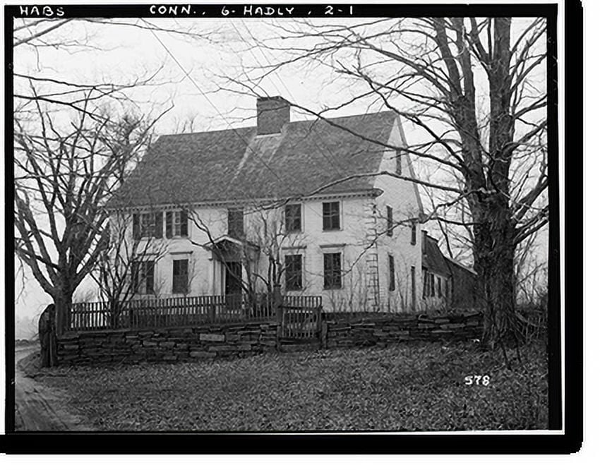 Historic Print, Colonel Samuel Selden Homestead, Selden's Neck, Hadlyme